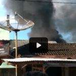Breaking News, Pasar Candi Terbakar, Damkar Kesulitan Lokalisir Kobaran Api
