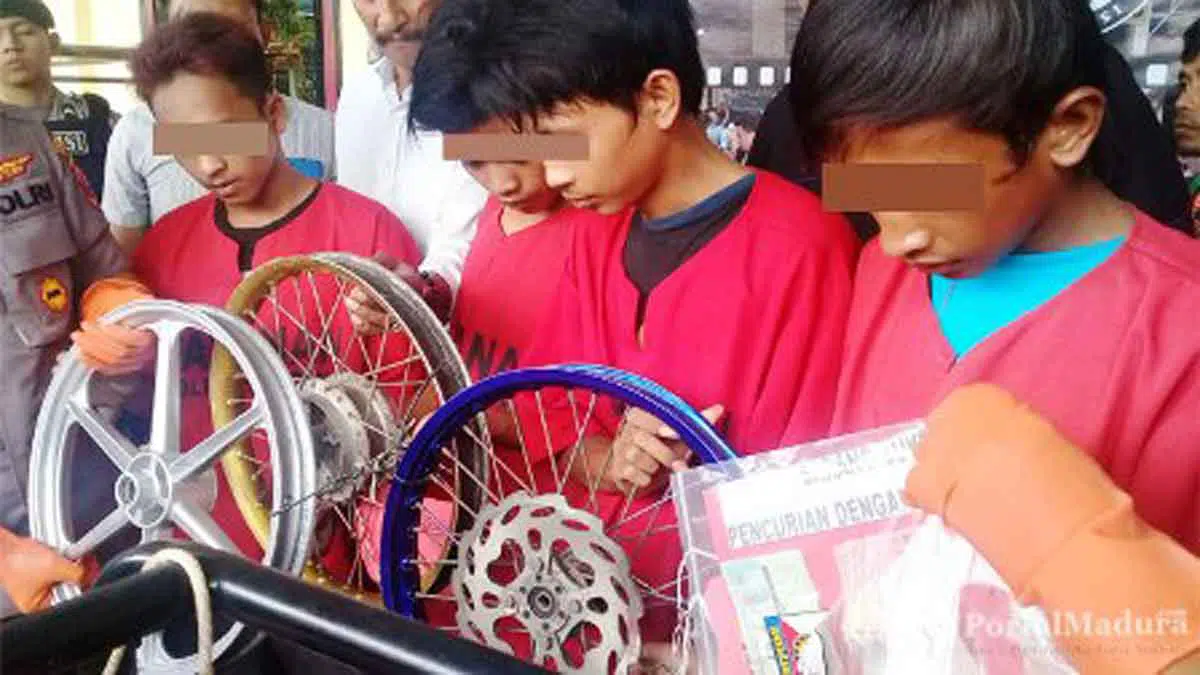 Curi Rokok Dua Slop, Polisi Ringkus Komplotan Pelajar