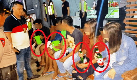 Polisi Sumenep Sita 171 Botol Miras dari Warung Kedai Ratu, Cafe Mr. Ball & Cafe Apung Keta