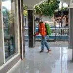 PDPM Bangkalan Semprotkan Disinfektan di Tempat Publik