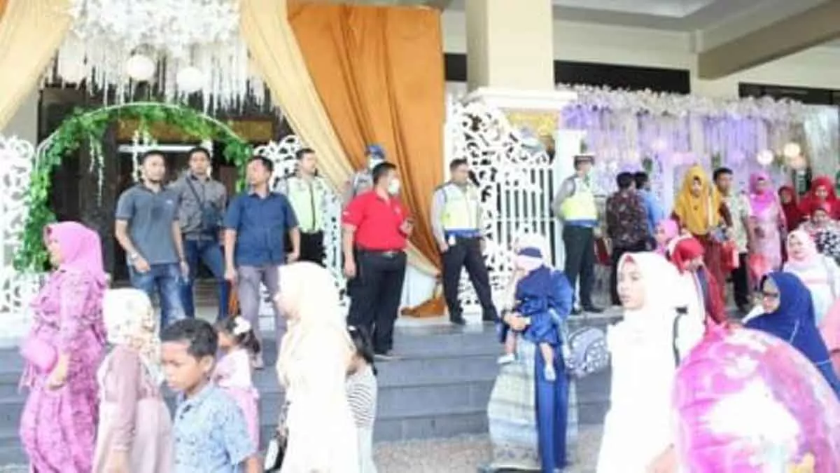 Cegah Virus Corona, Resepsi Pernikahan Dibubarkan di Bangkalan