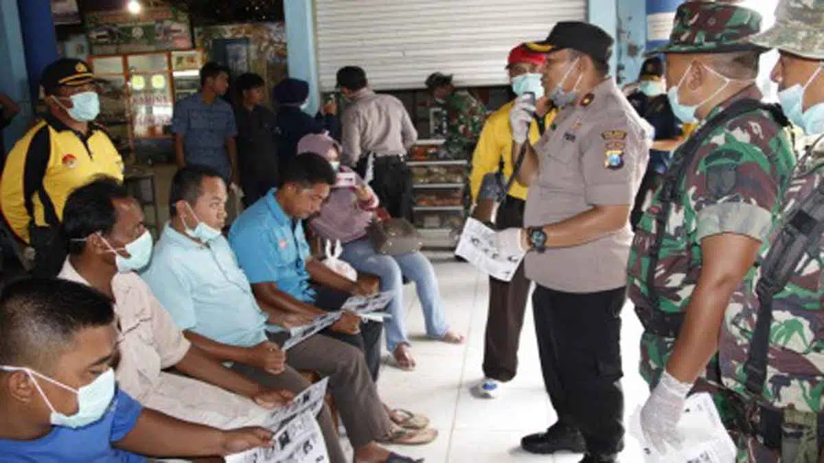 Polres Sumenep Cegah Penyebaran Virus Corona