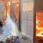 Saksi Mata, Api Pertama Berkobar dari Kios Tengah Pasar Candi, Sumenep