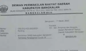 DPRD Bangkalan Tunda Agenda Perjalanan Dinas ke Luar Kota