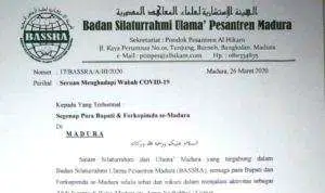 Surati Forkopimda se-Madura, Bassra: Lockdown Ikhtiar Kemanusiaan