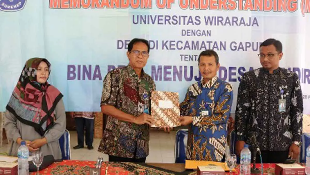 Mahasiswa Membangun Desa, Unija Lakukan MoU dengan Camat Gapura