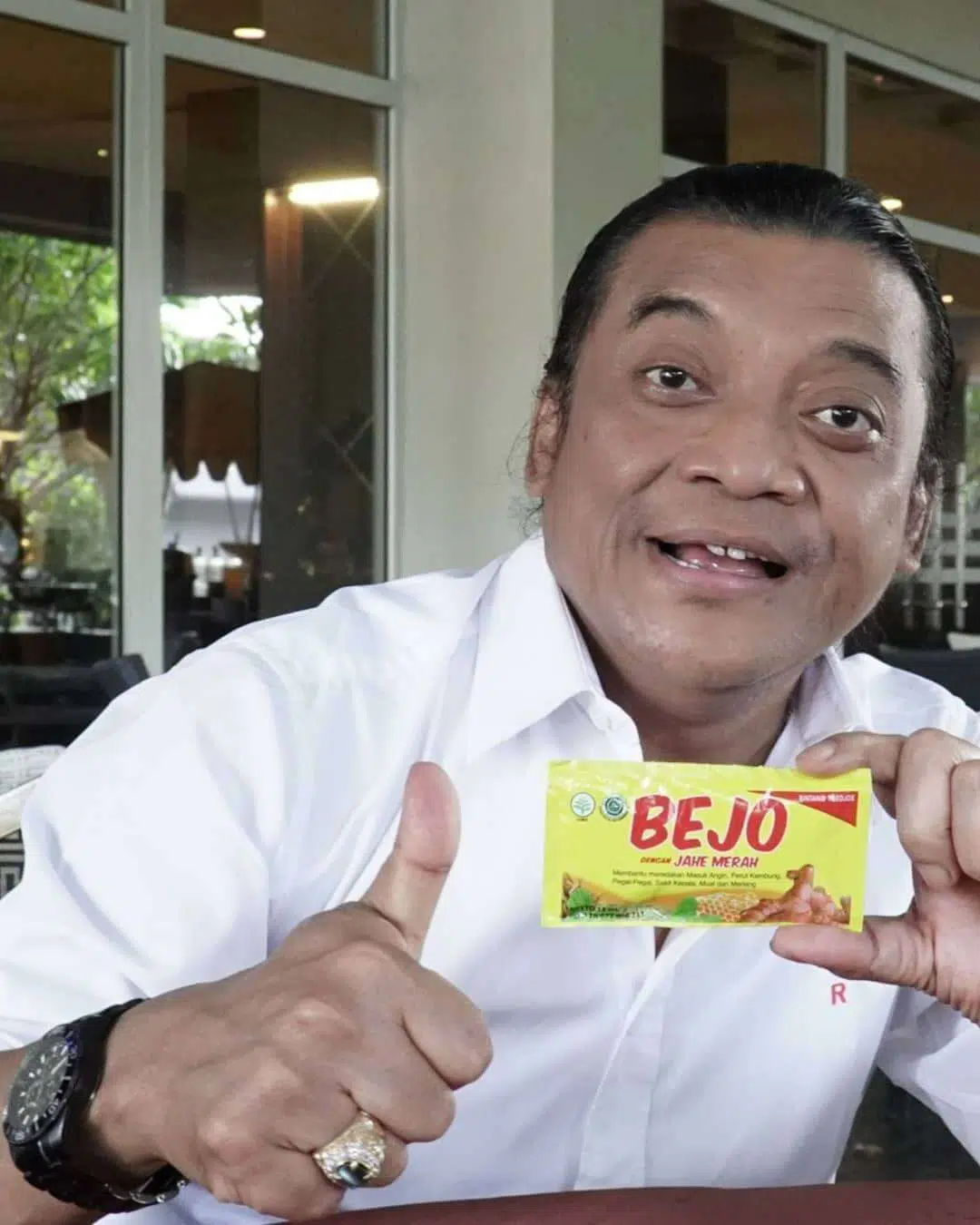 didi kempot minum jahe merah