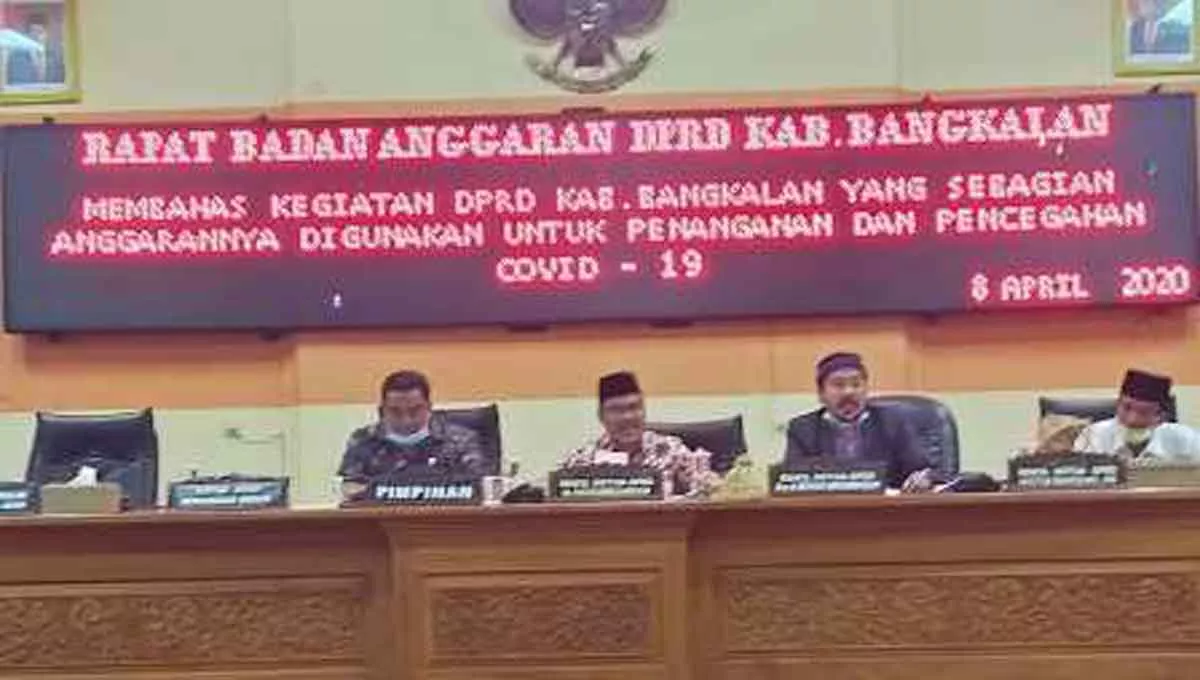 Banggar DPRD Bangkalan Putuskan Rp50,9 Miliar untuk Tangani Covid-19