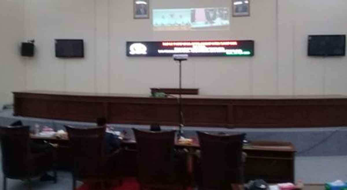 DPRD Sampang Gelar Rapat Paripurna LKPJ Bupati & Pengumuman Pansus Via Video Conference