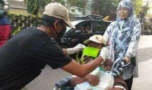 KBJ Peduli Covid-19, Bagikan Masker & Minuman