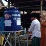 Cegah Covid-19, Semua Pasar Disediakan Tempat Cuci Tangan dan Disemprot Disinfektan