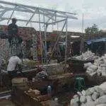 Demi Menyambung Hidup, Pedagang Pasar Candi Swadaya Bangun Kios Yang Terbakar