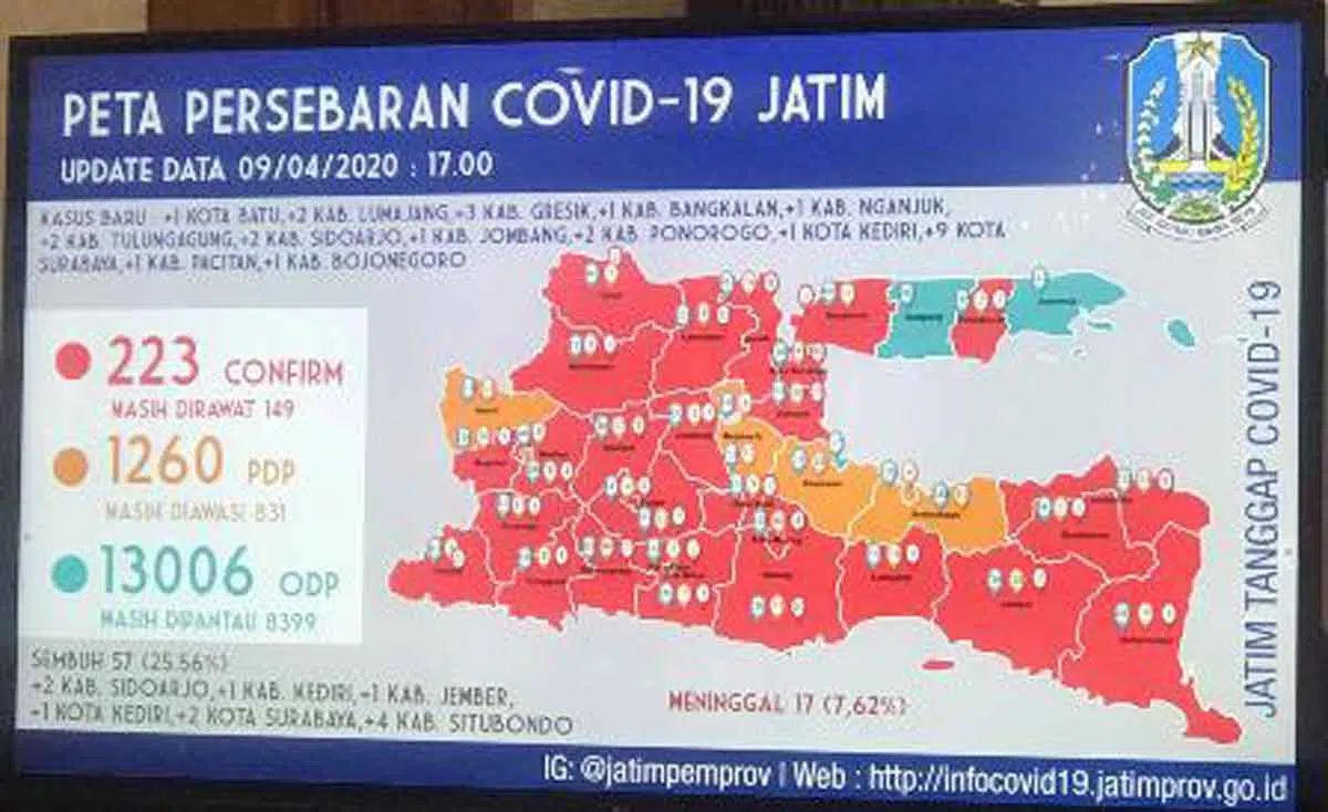 Satu Warga Blega Bangkalan Positif Covid-19