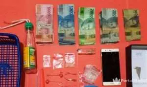 Polsek Masalembu Tangkap Dua Tersangka Sabu