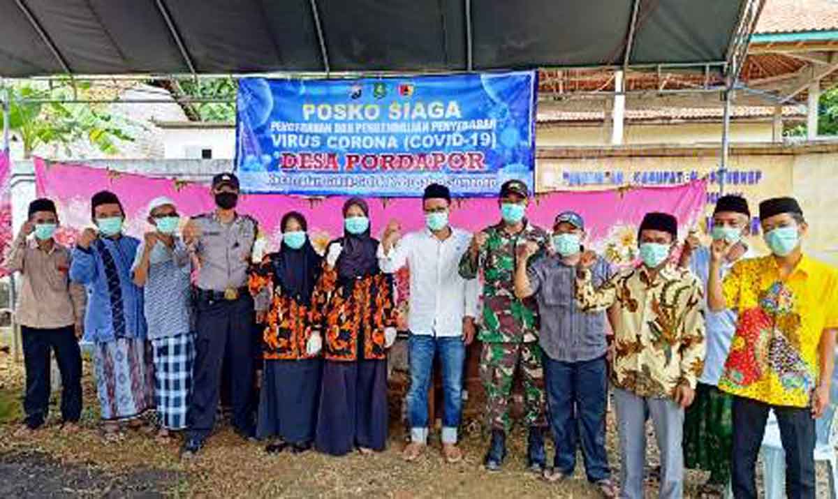 Desa Pordapor Siaga Covid-19, Bangun Posko & Siapkan Penyemprotan Disinfektan di Semua Dusun