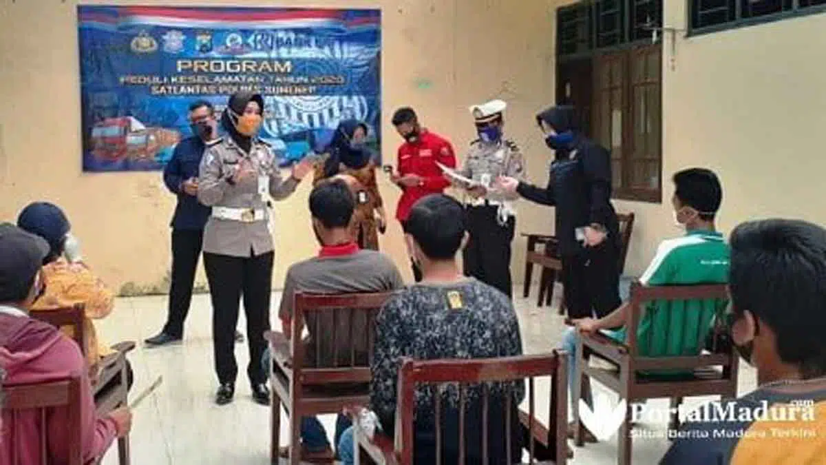 Bulan Pertama Polres Sumenep Libatkan 598 Orang pada Program Keselamatan 2020