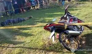 Mayat Penuh Luka di Lapangan Lengser Camplong Sampang