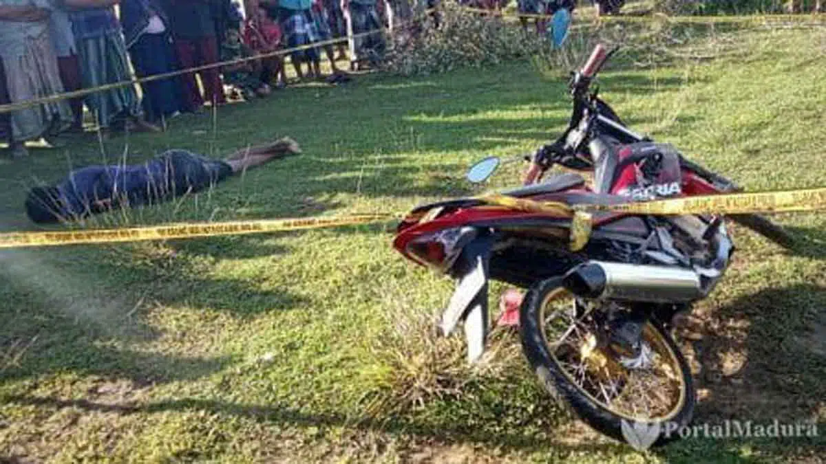 Mayat Penuh Luka di Lapangan Lengser Camplong Sampang