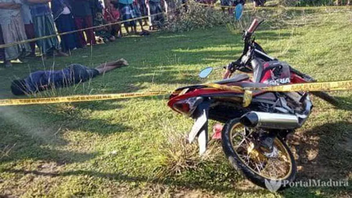 Mayat Penuh Luka di Lapangan Lengser Camplong Sampang