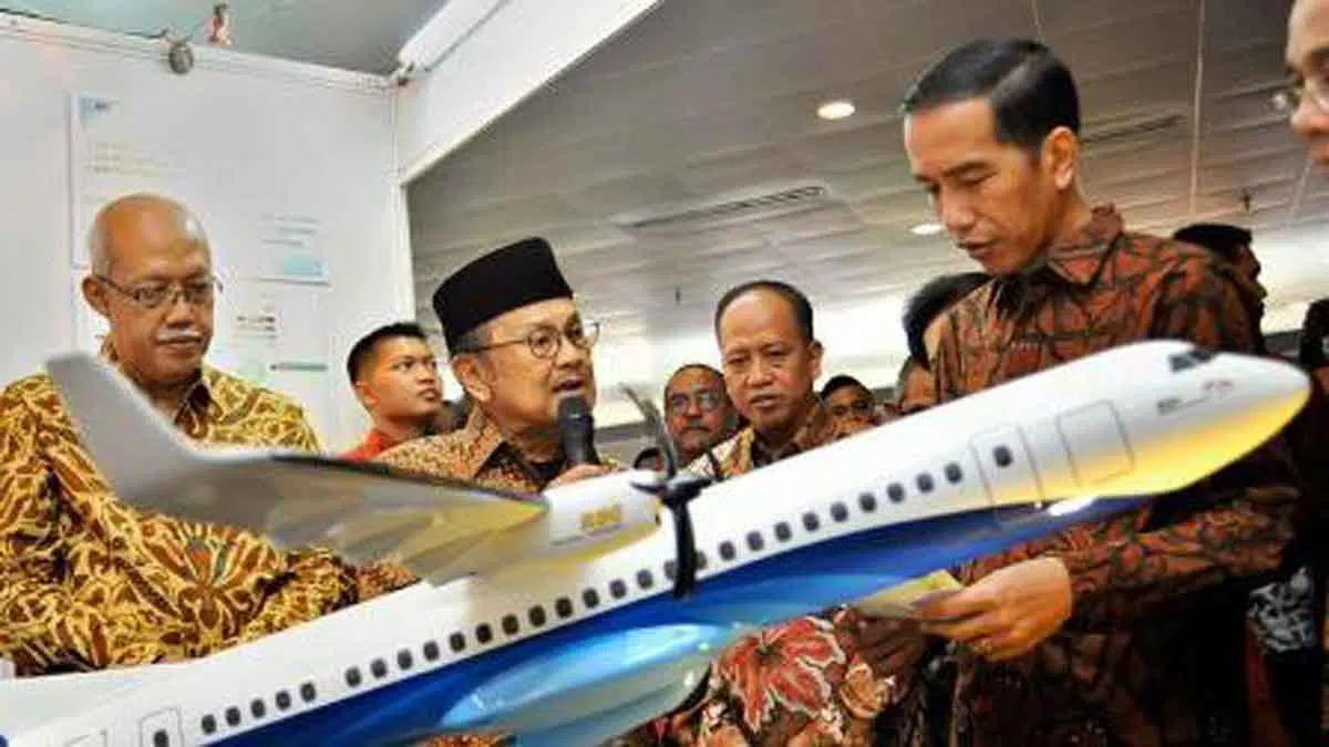 Pengembangan Pesawat Habibie R80 Dihapus dari Proyek Strategis Jokowi