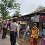 Kebakaran Landa Toko Onderdil Motor di Desa Lenteng Barat Sumenep