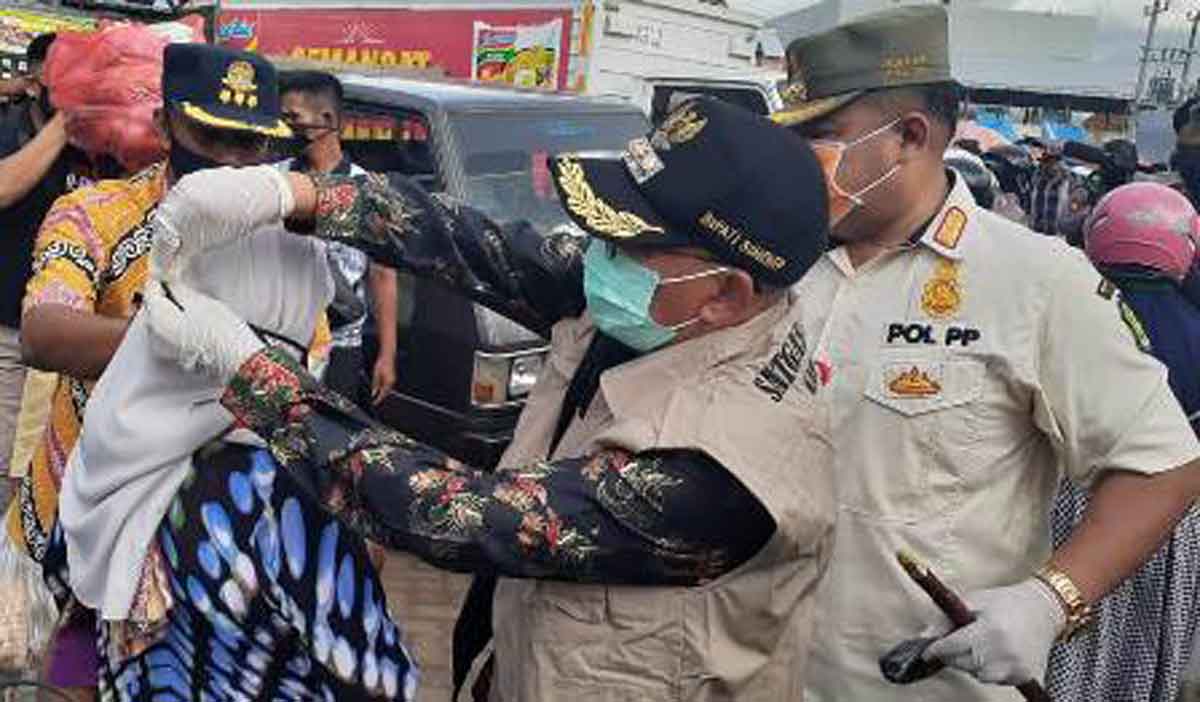 Sumenep Terapkan Protokol Kesehatan di Tempat Perbelanjaan