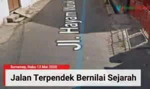 Miliki Nilai Sejarah, Jalan Terpendek di Sumenep Tak Disadari Warga