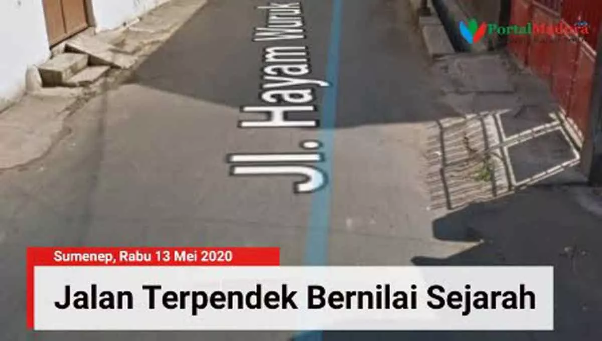 Miliki Nilai Sejarah, Jalan Terpendek di Sumenep Tak Disadari Warga