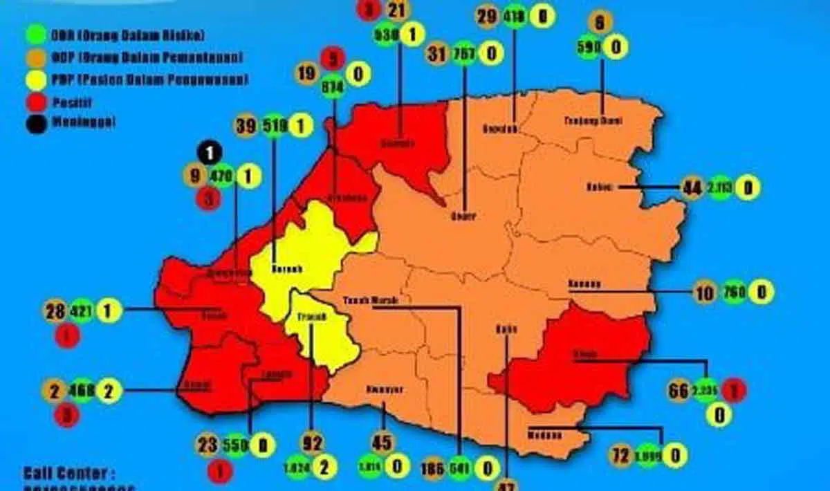 Terkonfirmasi 18 Positif Covid-19, Arosbaya Tertinggi