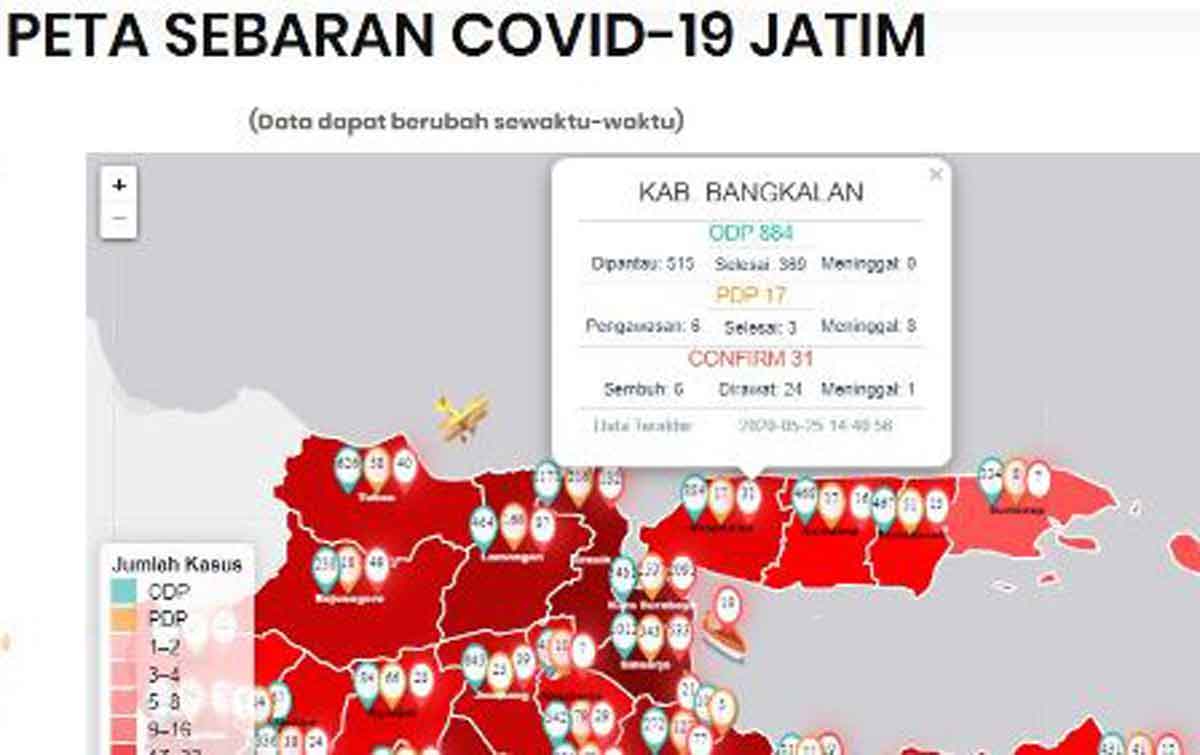 17 Kasus PDP di Bangkalan, 6 Meninggal Dunia