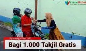 Ngabuburit, Portal Madura Berikan Takjil Gratis