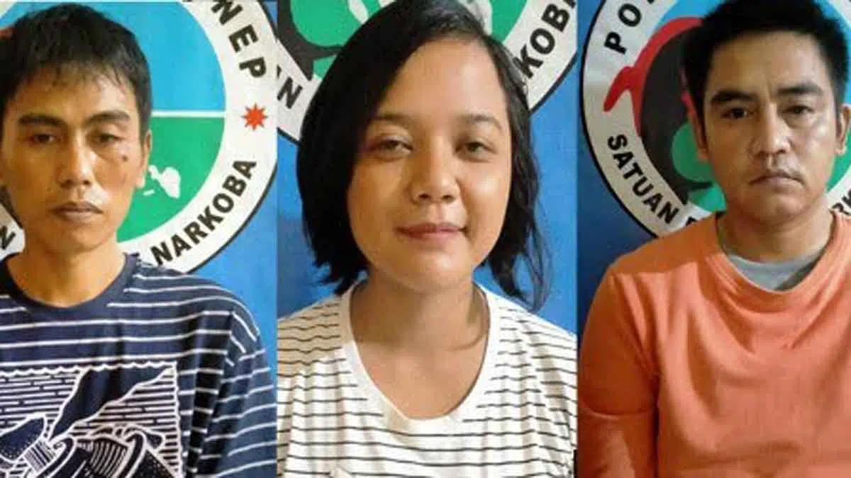 Cindy, Wanita Cantik asal Sumenep Diciduk Polisi bersama Dua Pria