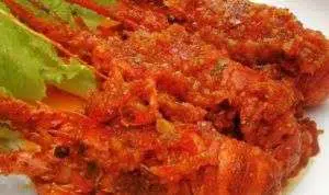 Resep untuk Pecinta Seafood, Lobster Saus Padang