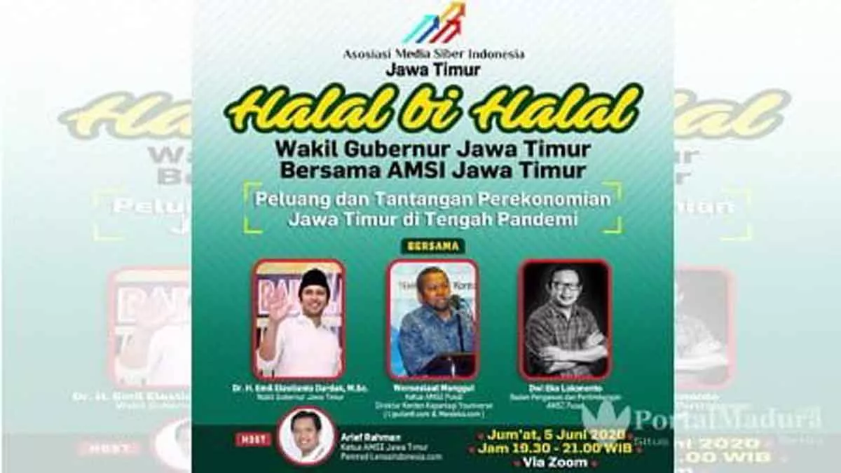 AMSI Jatim bersama Wagub Emil Dardak, Peluang & Tantangan Perekonomian di Tengah Pandemi