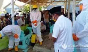 Pemakaman PDP di Sampang Pakai Protokol Covid-19