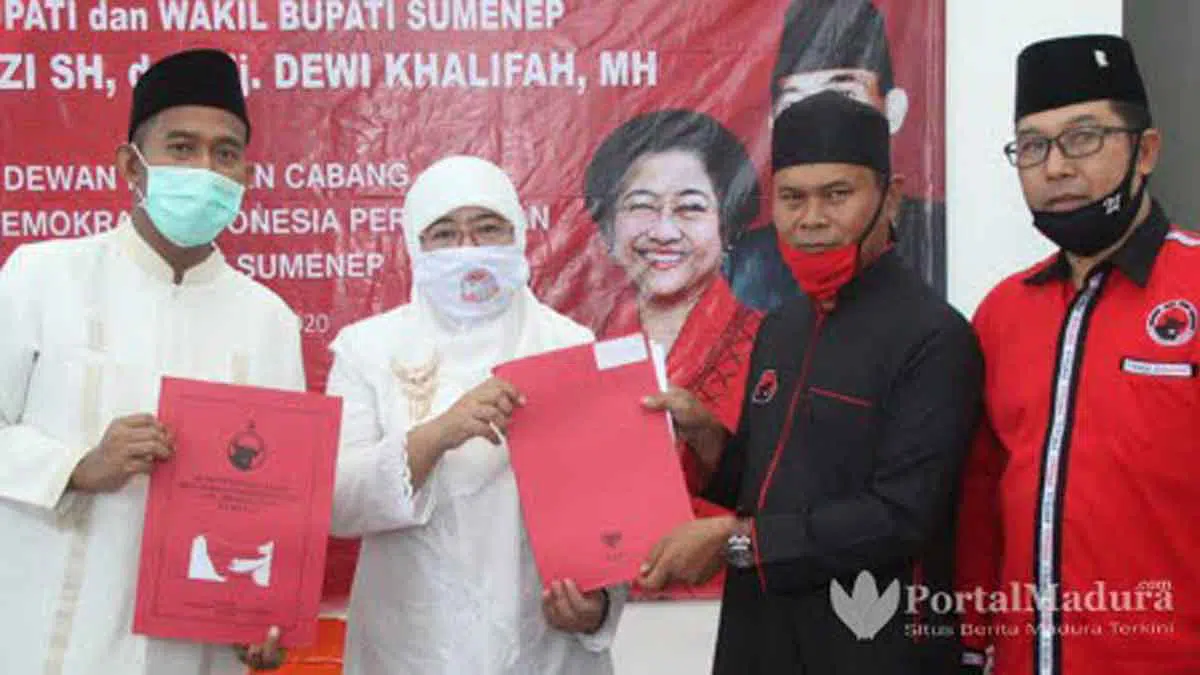 PDI Perjuangan Sumenep Deklarasikan Fauzi-Eva