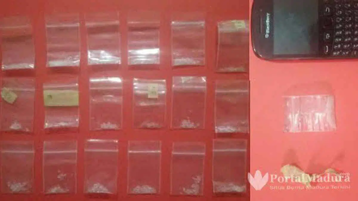 Ringkus Dua Tersangka, Polisi Sumenep Sita Belasan Poket Sabu