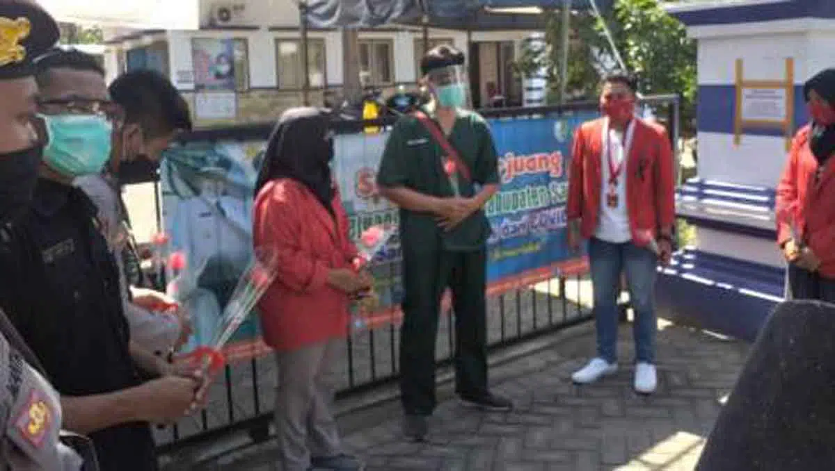 Aksi Solidaritas, GMNI Nilai Gerakan Satgas Covid-19 Sampang Mulai Jenuh