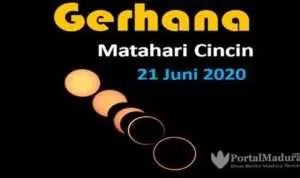 Wilayah Jawa Timur, Gerhana Matahari Cincin Mulai Pukul 14.57 WIB