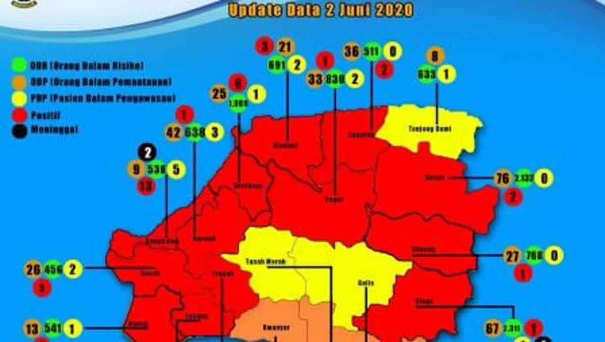 Bertambah 11 Kasus, Positif Covid-19 di Bangkalan Capai 53 Pasien di 13 Kecamatan