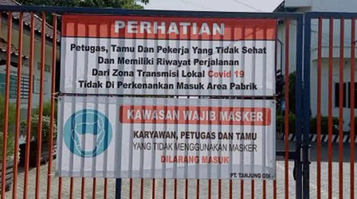 dok. Pintu masuk PT Tanjung Odi Sumenep (@portalmadura.com)