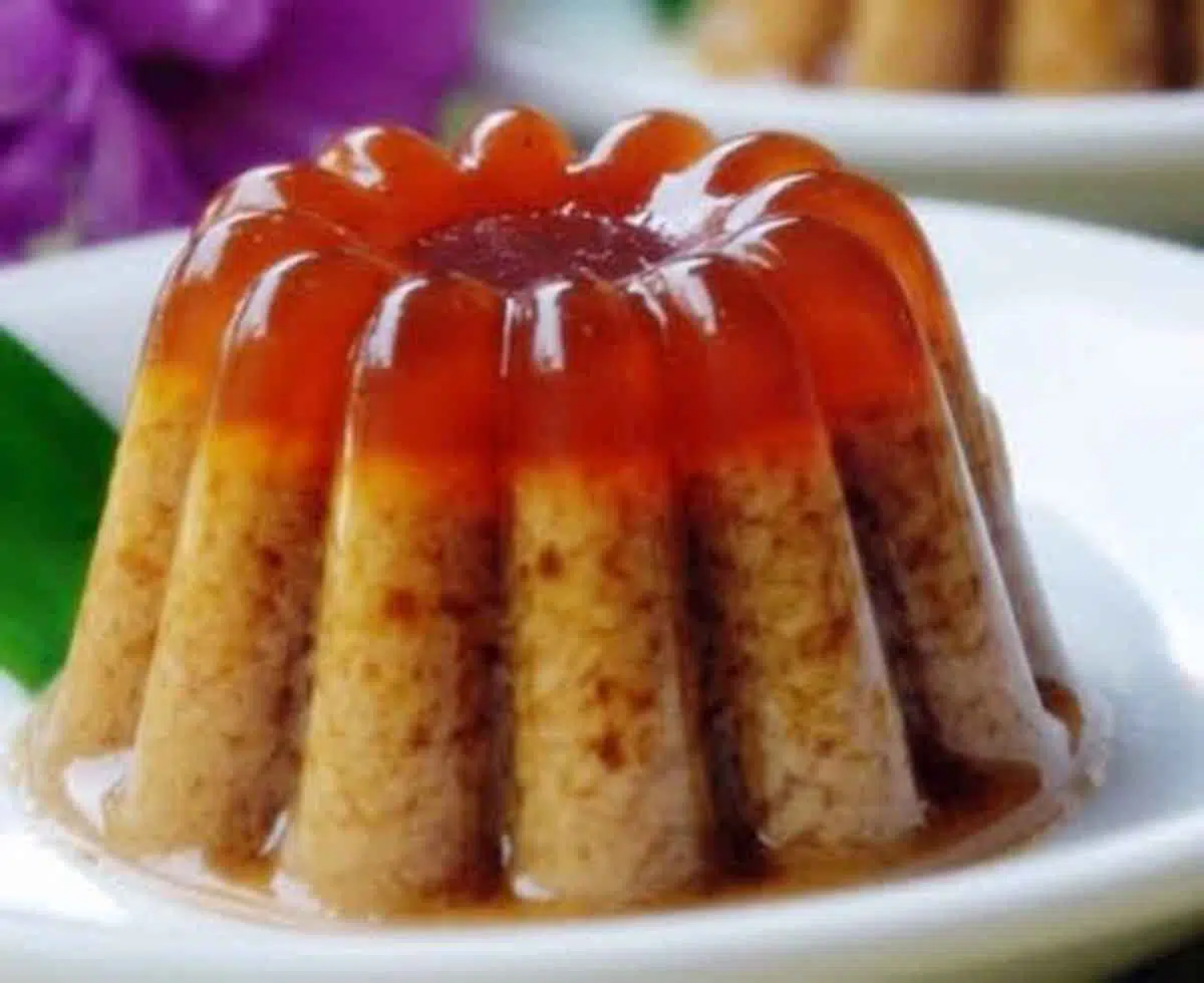 Puding Santan Gula Merah yang Legit Banget