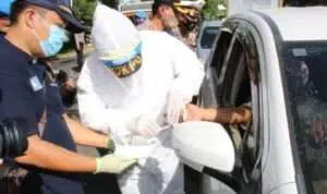 Polres Sumenep Gelar 'Rapid Test Drive Thrue' di Perbatasan