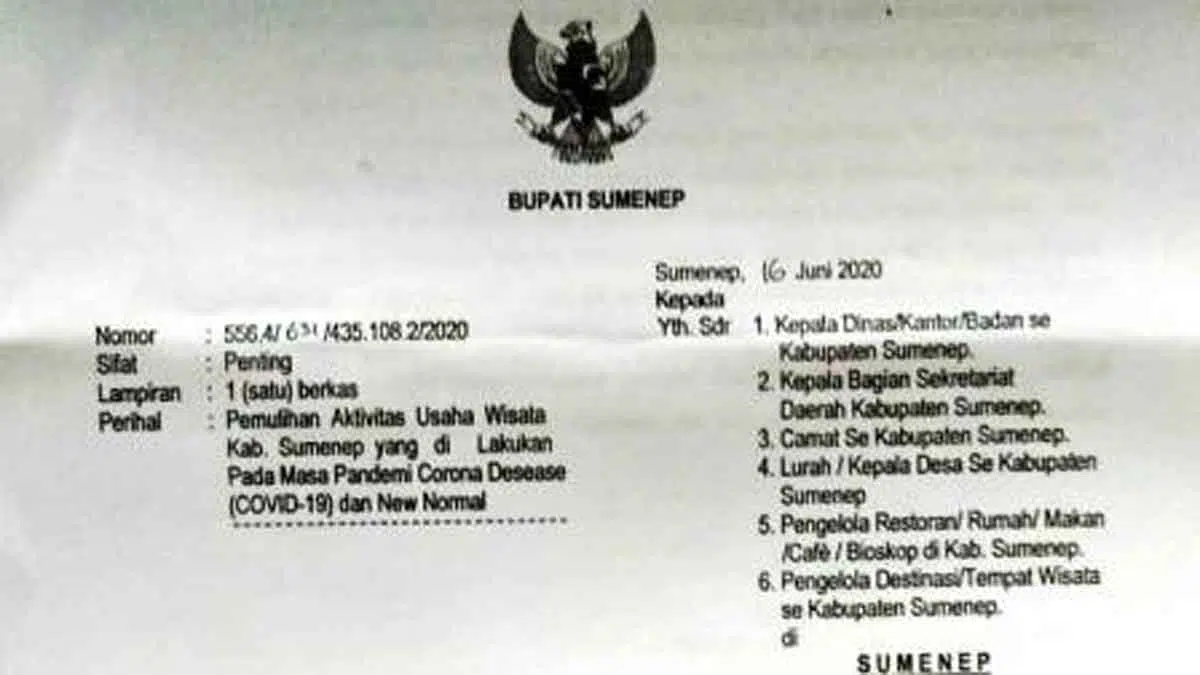 Cara Sumenep Hidupkan Ekonomi Sektor Pariwisata Pada Masa Pandemi Covid-19 - Portalmadura.com Cara Sumenep Hidupkan Ekonomi Sektor Pariwisata Pada Masa Pandemi Covid-19