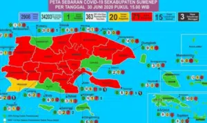Pasien Positif Covid-19 asal Bangkalan Didata di Sumenep, Cek Update Data Terbaru