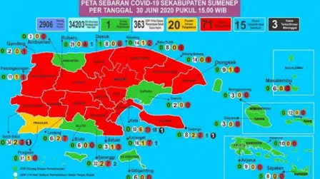 Pasien Positif Covid-19 asal Bangkalan Didata di Sumenep, Cek Update Data Terbaru