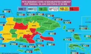 Update Corona Sumenep, Bertambah 4 Orang, Kumulatif 16 Positif Covid-19