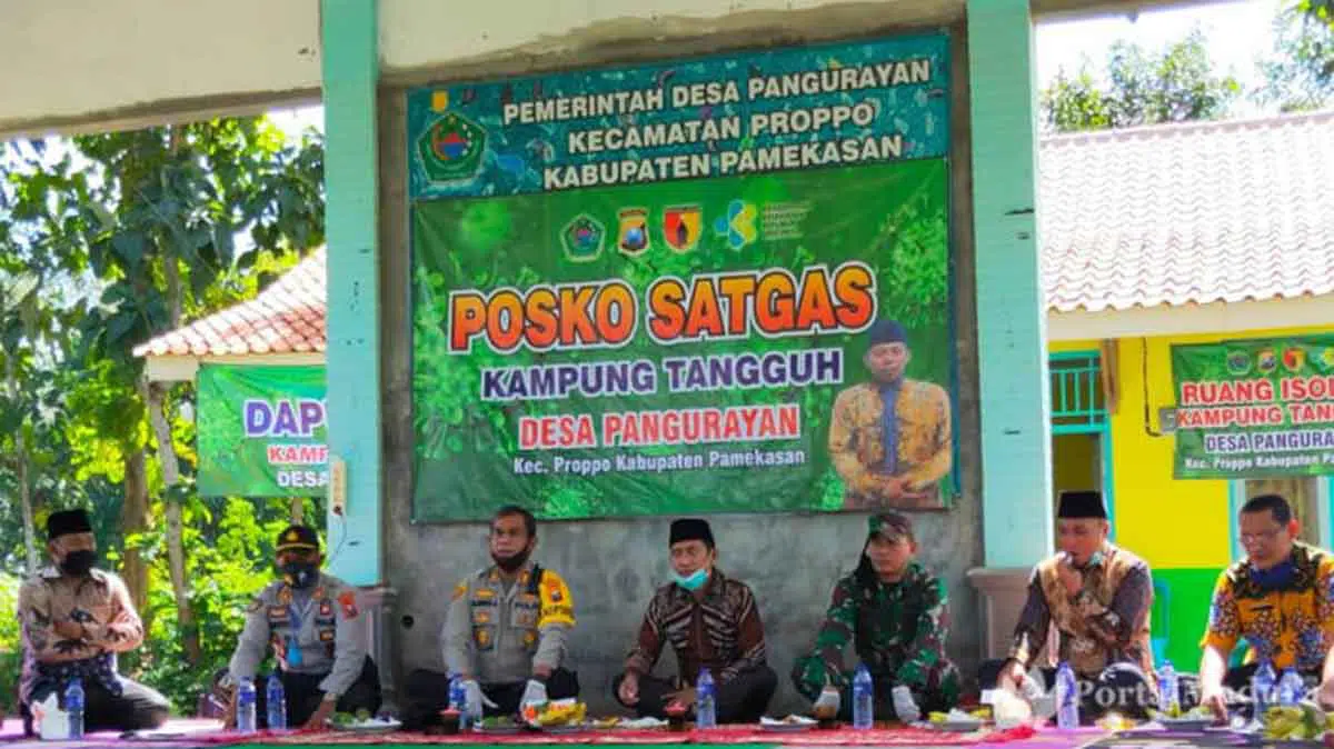 Wabup Pamekasan Resmikan Kampung Tangguh Covid-19