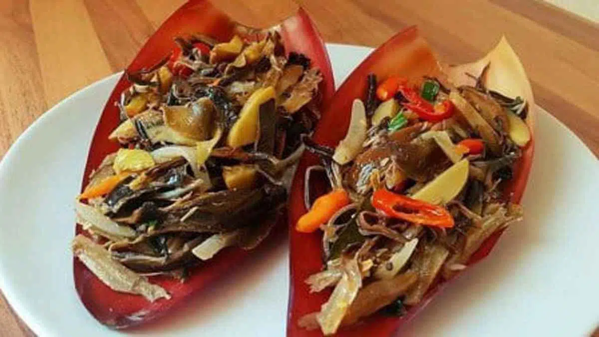 Resep Tumis Jantung Pisang Pedas Gurih