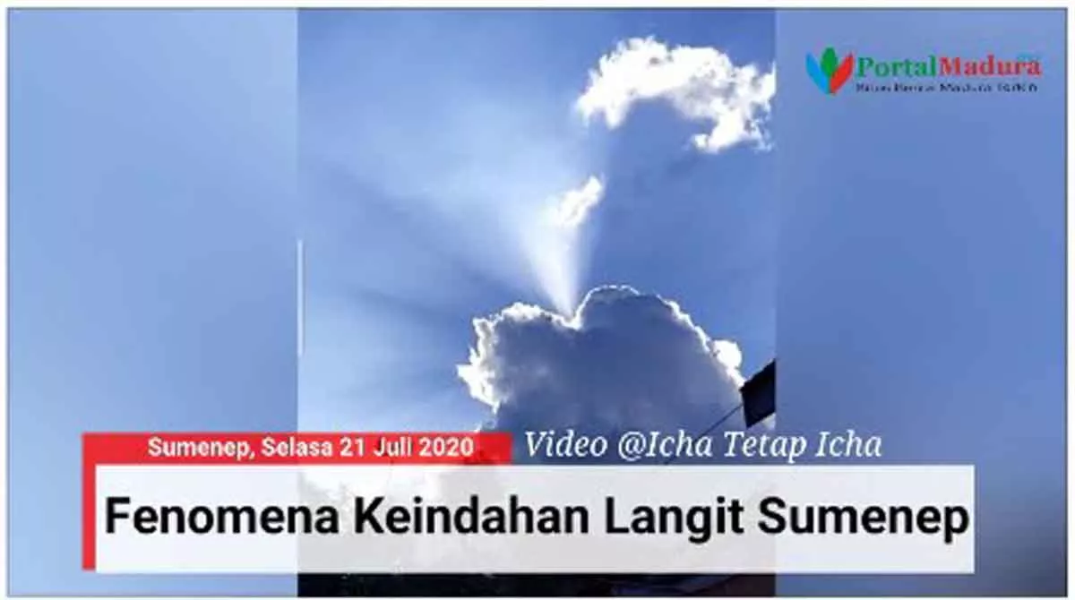 Fenomena Keindahan Langit Biru Sumenep